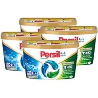 Persil Tiefenrein 4in1 DISCS 64 WL (4 x 16 Waschladungen), Universal Waschmittel mit Tiefenrein Technologie, Vollwaschmittel für reine Wäsche und hygienische Frische für die Maschine