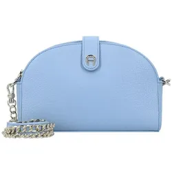 AIGNER Fashion Umhängetasche Leder 21 cm  blau