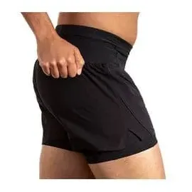 Brooks High Point 5" 2-in-1 Short 2.0 Shorts Herren Black Größe 40