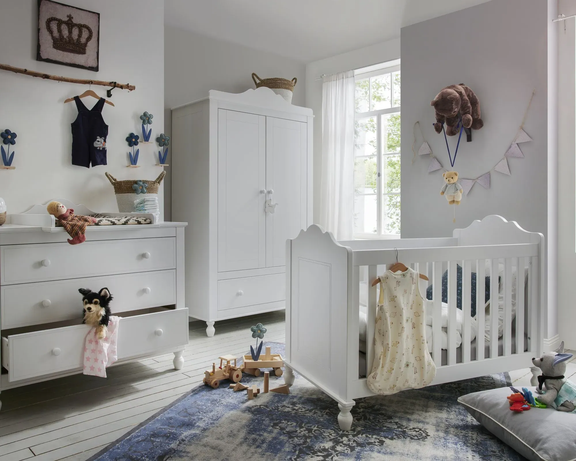 INFANSKIDS »Klaudia« Kinderzimmer Babybett  – erhältlich in 2 Größen