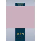 JANINE Topper-Spannbetttuch 5001 Jersey 140 x 200 - 160 x 220 cm altrosé