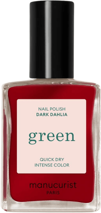 Green Nail Polish Dark Dahlia