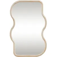 [en.casa] Wandspiegel Bellerirnu 90x60 cm Sonoma-Eichenoptik