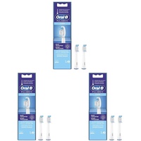 Oral-B Pulsonic Clean Aufsteckbürsten für Schallzahnbürsten, Zahnbürstenaufsatz für Oral-B Schallzahnbürste,2 Stück (1 er Pack) (Packung mit 3)