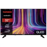 Telefunken QLED TV 32 Zoll Fernseher Full HD Android Smart TV (HDR, Triple-Tuner, QF32AN750S