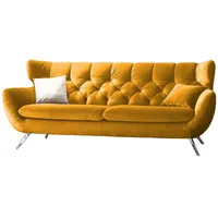 KAWOLA Sofa CHARME Velvet curry