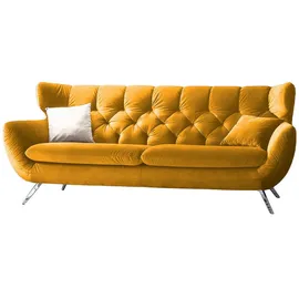 KAWOLA Sofa CHARME Velvet curry