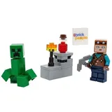 LEGO Minecraft: Bergmann und Creeper mit Minenzubehör