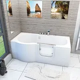Acquavapore - Seniorenwanne Mit Tür Whirlpool S12-th-air-r Badewanne 85x170cm