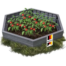 GARANTIA Ergo Hochbeet-System XL Wood 145 x 25 x 25 cm Braun