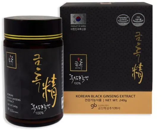 Koreanischer schwarzer Ginseng - 240g - Extraktflasche