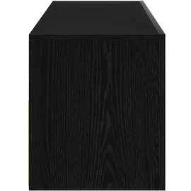 vidaXL TV-Schränk Schwarz 90 x 35 x 40 cm Holzwerkstoff