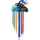 BGS Winkelschlüssel-Satz Multicolour extra lang Innensechskant 1,5 - 10 mm 9tlg. - 74456