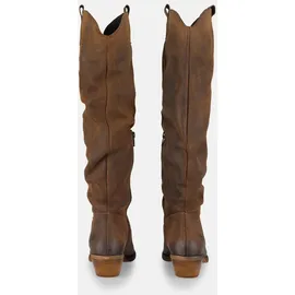 felmini wide fit Stiefel Stiefel Leder - Braun - 36