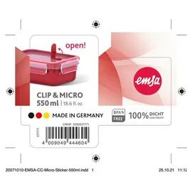 Emsa Clip & Micro Mikrowellendose