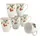 CreaTable Flora Orchard Kaffeeservice 18-tlg. mehrfarbig