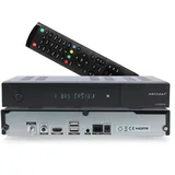 ZEHNDER HX-2500 4K Sat Receiver mit Aufnahmefunktion und HDMI, IPTV Receiver, UHD, Alphanumerisches Display, 12V Netzteil, 2X USB, WiFi Funktionen, Mediaplayer, AAC-LC