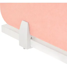 Beliani Schreibtischtrennwand SPLIT 120 x 50 cm Pfirsichrosa