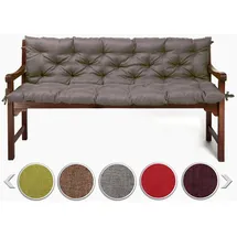 sunnypillow Bankauflage 190 x 40 x 40 cm grau 1 St.
