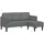 vidaXL Sofa Set Dunkelgrau 173 x 131 x 67 cm Stoff