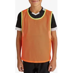 Kinder Trainingsleibchen Teamsport neon-orange EINHEITSGRÖSSE