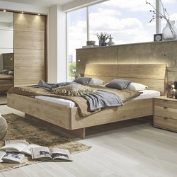 Wiemann Bett Cardiff 180 x 200 cm Holz Braun Erle