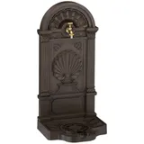 Relaxdays Standbrunnen Antik Dunkelbraun