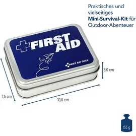 First Aid Only Erste-Hilfe-Tasche to go ohne DIN blau