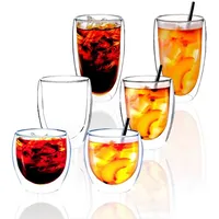 TYA Collection Latte-Macchiato-Glas Glas Doppelwandig Thermoglas Kaffee Swing Gläser 250350450 ml