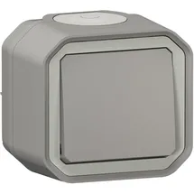 Legrand Plexo New Taster 10 A, Steckklemmen (SL), IP55, IK08, Grau