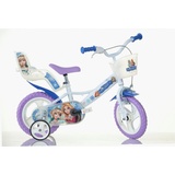 DINO BIKES Dino Kinderfahrrad Snow Queen Eiskönigin 12 Zoll«, 1 Gang, weiß