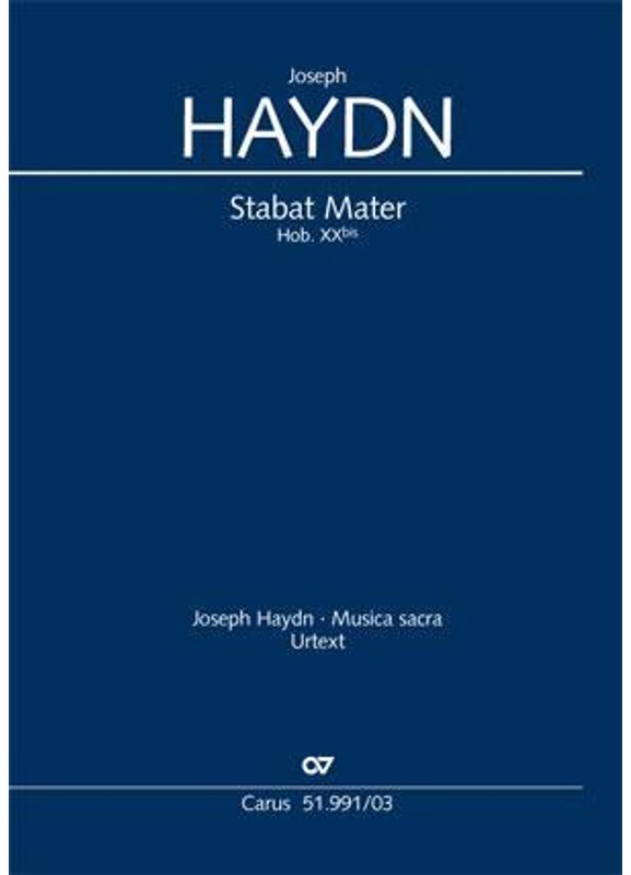 Stabat Mater (Klavierauszug) - Joseph Haydn, Kartoniert (TB)
