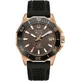 BULOVA Herren Analog Quarz Armbanduhr Marine Star
