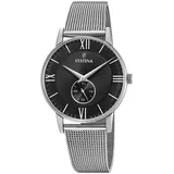 Festina Herrenuhr Klassik F20568/4 Armbanduhr Edelstahl silber D2UF20568/4 - Silber