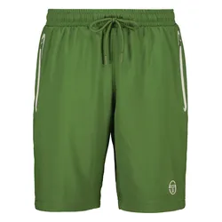 Shorts SERGIO TACCHINI "RISPECCHIO PL SHORTS Herren", Herren, Gr. XL, EURO-Größen, garden grün, gardenia, 100% POLYESTER, Hosen, Kurze Hose Herren, Shorts, Retro, Sporthose, Streetwear, Sale