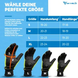 MIVELO Übergangshandschuhe grau S