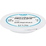 Felder Löttechnik ISO-Core Ultra Clear SAC305 Lötzinn Spule Sn96,5Ag3Cu0,5 1mm