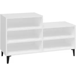 vidaXL Schuhregal 102 x 36 x 60 cm weiß / weiß