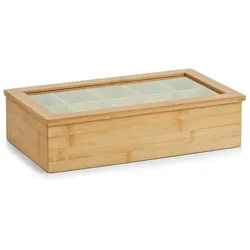 Zeller Teebeutelbox Teekiste Teedose Teebeutelkiste Teeorganizer Teebehälter
