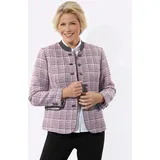 Classic Dog WITT WEIDEN Bouclé-Blazer in mauve-schwarz-gemustert | Gr.: 44