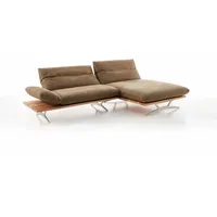 KOINOR Ecksofa Marilyn Mikrofaser Braun