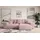 altdecor Ecksofa Cord 4-Sitzer Rosa