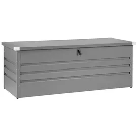 Beliani Truhe CEBROSA 165 x 63 x 70 cm Grau