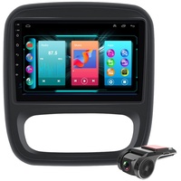 32GB Android 11 Autoradio Navi GPS Für Renault Trafic 3 X82 2014-2021 9 Zoll HD Touchscreen Autoradio Bluetooth CarPlay DAB+Radio WiFi,Mirrorlink,FM RDS Radio,mit Rückfahrkamera+Lenkradkontrolle DSP