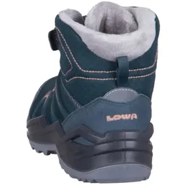 Lowa Maddox WARM GTX MID JR petrol/rose 29