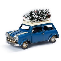 CHRISTMAS GOODS by Inge Weihnachtsfigur »Auto mit Baum, Weihnachtsdeko«, blau