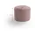 MID.YOU Hocker Kolo Cord 51 x 41 x 51 cm Altrosa