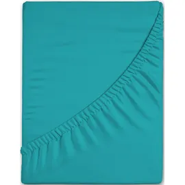 Good Morning Spannbettlaken Jersey 90 x 200 cm blau