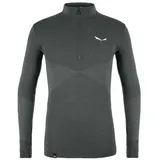 Salewa Zebru Responsive Langarm-baselayer - Onyx - M