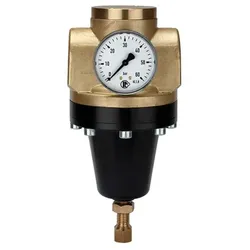 Hochdruckregler 60 bar, inkl. Manometer, G 1", Regelbereich 1 - 20 bar